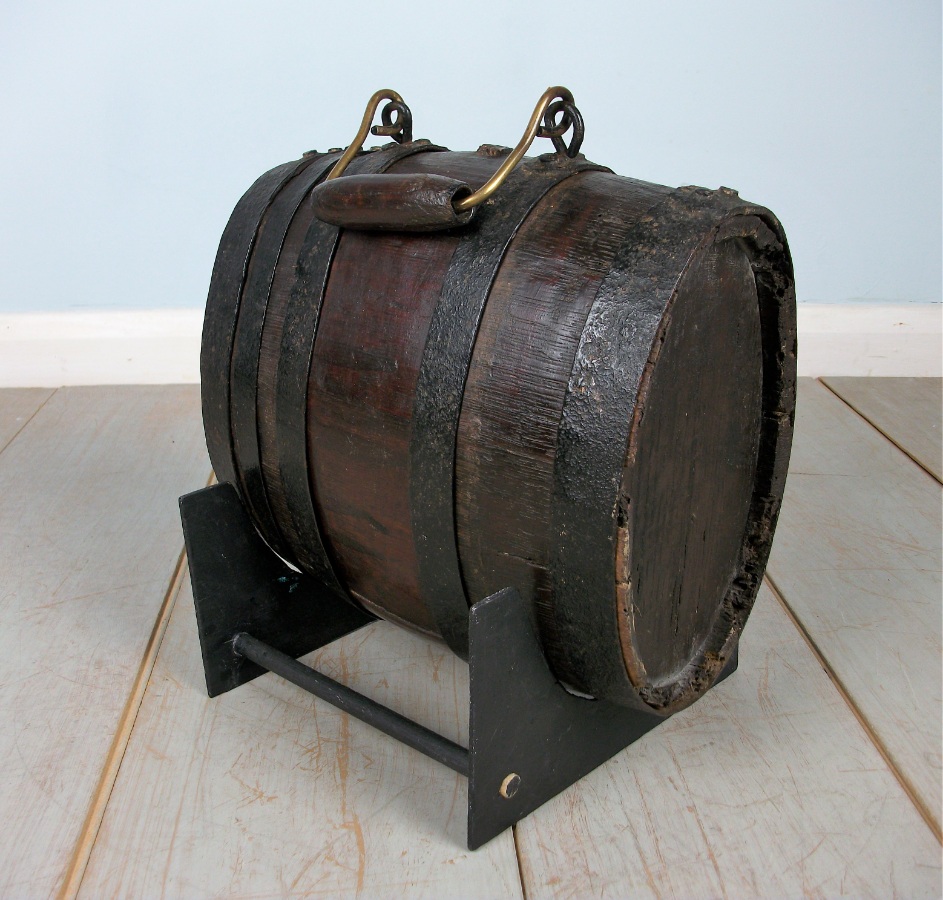 18th Century Oak Ship’s Spirit Barrel from HMS Royal George